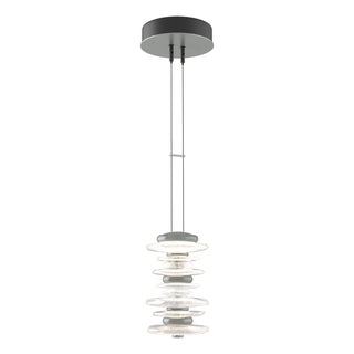 Hubbardton Forge - 139973-LED-STND-82 - Cairn Large Mini Pendant - Cairn - Vintage Platinum