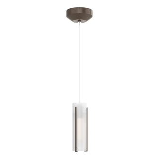 Hubbardton Forge - 161180-SKT-STND-05-GG0065 - Exos Glass Low Voltage Mini Pendant - Exos Glass - Bronze