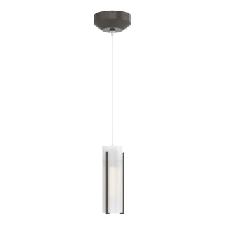 Hubbardton Forge - 161180-SKT-STND-07-GG0065 - Exos Glass Low Voltage Mini Pendant - Exos Glass - Dark Smoke