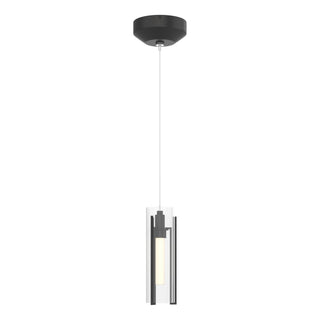Hubbardton Forge - 161180-SKT-STND-10-ZM0065 - Exos Glass Low Voltage Mini Pendant - Exos Glass - Black