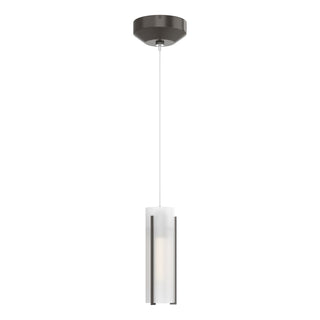 Hubbardton Forge - 161180-SKT-STND-14-GG0065 - Exos Glass Low Voltage Mini Pendant - Exos Glass - Oil Rubbed Bronze
