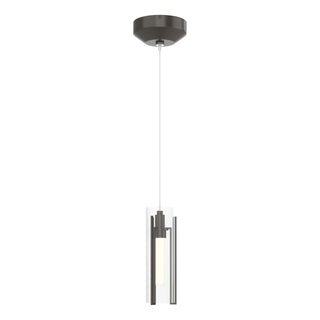 Hubbardton Forge - 161180-SKT-STND-14-ZM0065 - Exos Glass Low Voltage Mini Pendant - Exos Glass - Oil Rubbed Bronze