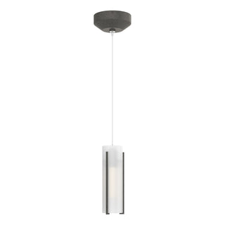 Hubbardton Forge - 161180-SKT-STND-20-GG0065 - Exos Glass Low Voltage Mini Pendant - Exos Glass - Natural Iron