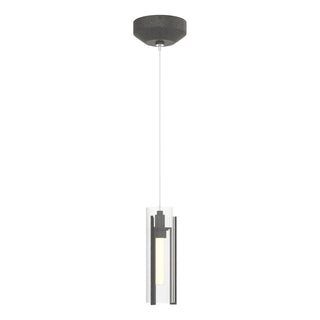 Hubbardton Forge - 161180-SKT-STND-20-ZM0065 - Exos Glass Low Voltage Mini Pendant - Exos Glass - Natural Iron