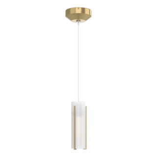 Hubbardton Forge - 161180-SKT-STND-86-GG0065 - Exos Glass Low Voltage Mini Pendant - Exos Glass - Modern Brass