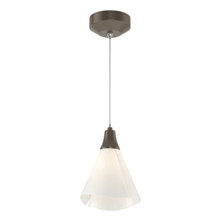 Hubbardton Forge - 161181-SKT-STND-05-SH1987 - Mobius Low Voltage Mini Pendant - Mobius - Bronze