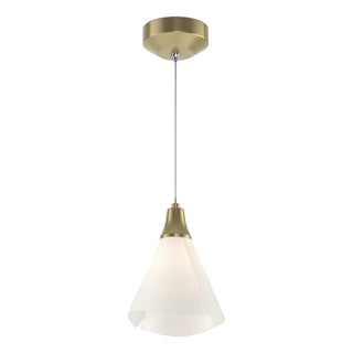 Hubbardton Forge - 161181-SKT-STND-86-SH1987 - Mobius Low Voltage Mini Pendant - Mobius - Modern Brass