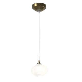 Hubbardton Forge - 161182-SKT-STND-86-FD0710 - Ume Low Voltage Mini Pendant - Ume - Modern Brass