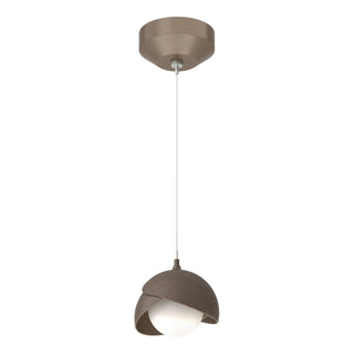 Hubbardton Forge - 161183-SKT-STND-05-05-GG0711 - Brooklyn Double Shade Low Voltage Mini Pendant - Brooklyn - Bronze