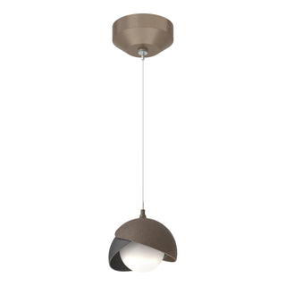 Hubbardton Forge - 161183-SKT-STND-05-10-GG0711 - Brooklyn Double Shade Low Voltage Mini Pendant - Brooklyn - Bronze