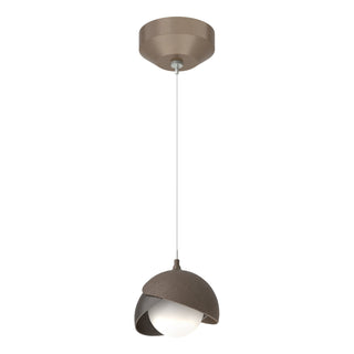 Hubbardton Forge - 161183-SKT-STND-05-14-GG0711 - Brooklyn Double Shade Low Voltage Mini Pendant - Brooklyn - Bronze
