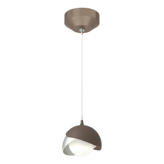 Hubbardton Forge - 161183-SKT-STND-05-82-GG0711 - Brooklyn Double Shade Low Voltage Mini Pendant - Brooklyn - Bronze