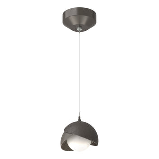 Hubbardton Forge - 161183-SKT-STND-14-07-GG0711 - Brooklyn Double Shade Low Voltage Mini Pendant - Brooklyn - Oil Rubbed Bronze