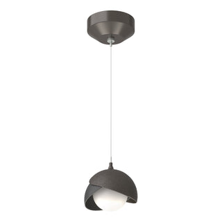 Hubbardton Forge - 161183-SKT-STND-14-10-GG0711 - Brooklyn Double Shade Low Voltage Mini Pendant - Brooklyn - Oil Rubbed Bronze