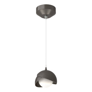 Hubbardton Forge - 161183-SKT-STND-14-14-GG0711 - Brooklyn Double Shade Low Voltage Mini Pendant - Brooklyn - Oil Rubbed Bronze