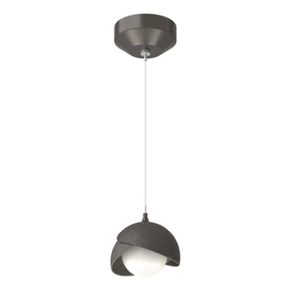 Hubbardton Forge - 161183-SKT-STND-14-20-GG0711 - Brooklyn Double Shade Low Voltage Mini Pendant - Brooklyn - Oil Rubbed Bronze