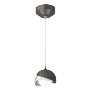 Hubbardton Forge - 161183-SKT-STND-14-82-GG0711 - Brooklyn Double Shade Low Voltage Mini Pendant - Brooklyn - Oil Rubbed Bronze