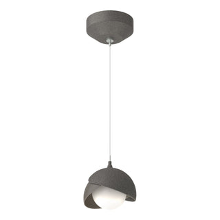 Hubbardton Forge - 161183-SKT-STND-20-07-GG0711 - Brooklyn Double Shade Low Voltage Mini Pendant - Brooklyn - Natural Iron
