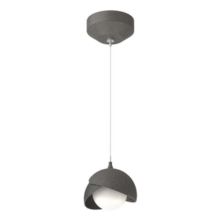 Hubbardton Forge - 161183-SKT-STND-20-10-GG0711 - Brooklyn Double Shade Low Voltage Mini Pendant - Brooklyn - Natural Iron