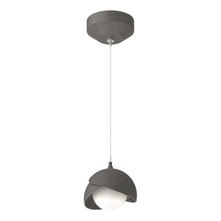 Hubbardton Forge - 161183-SKT-STND-20-20-GG0711 - Brooklyn Double Shade Low Voltage Mini Pendant - Brooklyn - Natural Iron