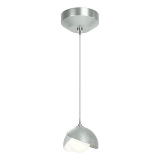 Hubbardton Forge - 161183-SKT-STND-82-02-GG0711 - Brooklyn Double Shade Low Voltage Mini Pendant - Brooklyn - Vintage Platinum