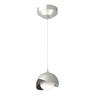 Hubbardton Forge - 161183-SKT-STND-82-10-GG0711 - Brooklyn Double Shade Low Voltage Mini Pendant - Brooklyn - Vintage Platinum