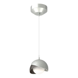 Hubbardton Forge - 161183-SKT-STND-82-14-GG0711 - Brooklyn Double Shade Low Voltage Mini Pendant - Brooklyn - Vintage Platinum