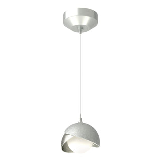 Hubbardton Forge - 161183-SKT-STND-82-85-GG0711 - Brooklyn Double Shade Low Voltage Mini Pendant - Brooklyn - Vintage Platinum