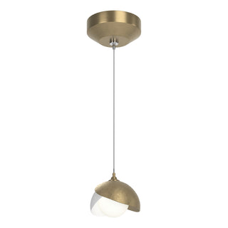 Hubbardton Forge - 161183-SKT-STND-84-02-GG0711 - Brooklyn Double Shade Low Voltage Mini Pendant - Brooklyn - Soft Gold