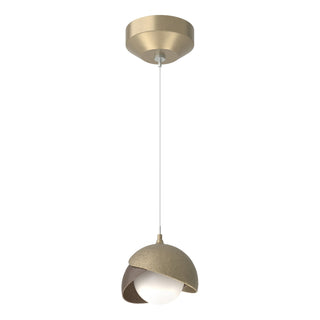 Hubbardton Forge - 161183-SKT-STND-84-05-GG0711 - Brooklyn Double Shade Low Voltage Mini Pendant - Brooklyn - Soft Gold