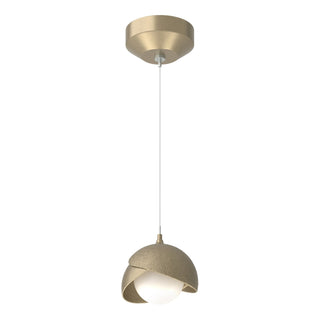 Hubbardton Forge - 161183-SKT-STND-84-84-GG0711 - Brooklyn Double Shade Low Voltage Mini Pendant - Brooklyn - Soft Gold