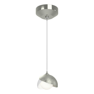 Hubbardton Forge - 161183-SKT-STND-85-02-GG0711 - Brooklyn Double Shade Low Voltage Mini Pendant - Brooklyn - Sterling