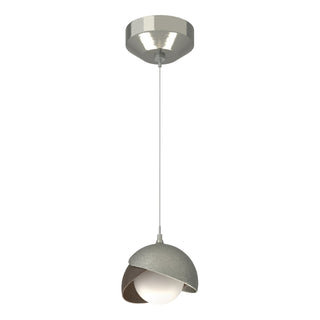 Hubbardton Forge - 161183-SKT-STND-85-05-GG0711 - Brooklyn Double Shade Low Voltage Mini Pendant - Brooklyn - Sterling