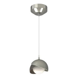 Hubbardton Forge - 161183-SKT-STND-85-07-GG0711 - Brooklyn Double Shade Low Voltage Mini Pendant - Brooklyn - Sterling