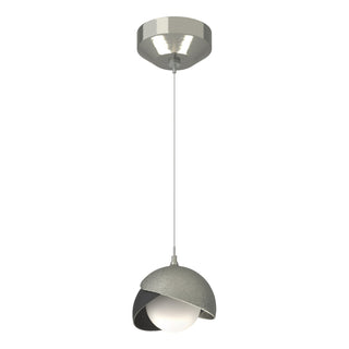 Hubbardton Forge - 161183-SKT-STND-85-10-GG0711 - Brooklyn Double Shade Low Voltage Mini Pendant - Brooklyn - Sterling