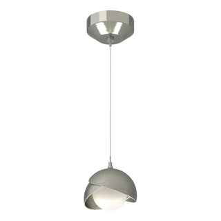 Hubbardton Forge - 161183-SKT-STND-85-85-GG0711 - Brooklyn Double Shade Low Voltage Mini Pendant - Brooklyn - Sterling