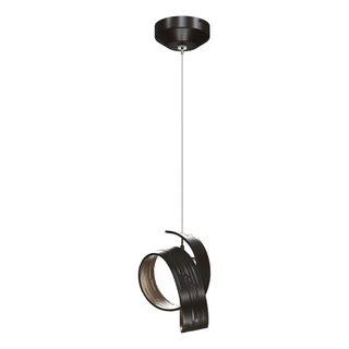 Hubbardton Forge - 161186-SKT-STND-14-GG0711 - Riza Low Voltage Mini Pendant - Riza - Oil Rubbed Bronze
