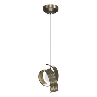 Hubbardton Forge - 161186-SKT-STND-84-GG0711 - Riza Low Voltage Mini Pendant - Riza - Soft Gold