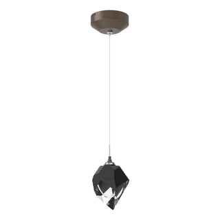 Hubbardton Forge - 161188-SKT-STND-05-BP0754 - Chrysalis 1-Light Small Pendant - Chrysalis - Bronze
