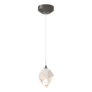 Hubbardton Forge - 161188-SKT-STND-07-WP0754 - Chrysalis 1-Light Small Pendant - Chrysalis - Dark Smoke