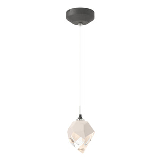 Hubbardton Forge - 161188-SKT-STND-20-WP0754 - Chrysalis 1-Light Small Pendant - Chrysalis - Natural Iron
