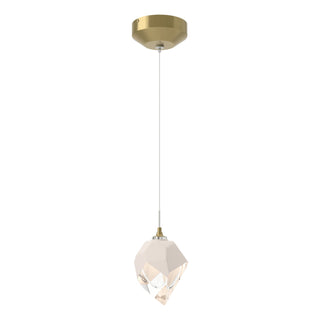 Hubbardton Forge - 161188-SKT-STND-86-WP0754 - Chrysalis 1-Light Small Pendant - Chrysalis - Modern Brass