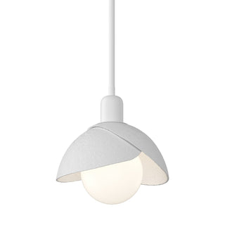 Hubbardton Forge - 181183-SKT-MULT-02-02 - Brooklyn Double Shade Mini Pendant - Brooklyn - White