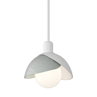 Hubbardton Forge - 181183-SKT-MULT-02-82 - Brooklyn Double Shade Mini Pendant - Brooklyn - White
