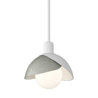 Hubbardton Forge - 181183-SKT-MULT-02-85 - Brooklyn Double Shade Mini Pendant - Brooklyn - White