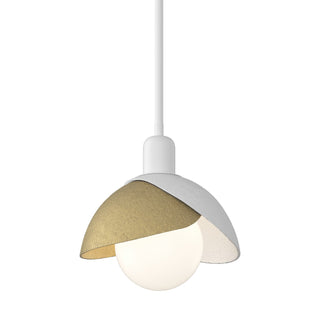 Hubbardton Forge - 181183-SKT-MULT-02-86 - Brooklyn Double Shade Mini Pendant - Brooklyn - White