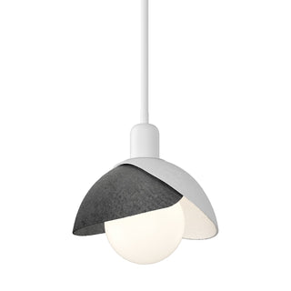 Hubbardton Forge - 181183-SKT-MULT-02-89 - Brooklyn Double Shade Mini Pendant - Brooklyn - White