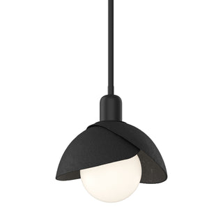 Hubbardton Forge - 181183-SKT-MULT-10-10 - Brooklyn Double Shade Mini Pendant - Brooklyn - Black