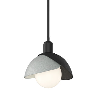 Hubbardton Forge - 181183-SKT-MULT-10-82 - Brooklyn Double Shade Mini Pendant - Brooklyn - Black