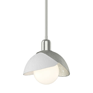 Hubbardton Forge - 181183-SKT-MULT-85-02 - Brooklyn Double Shade Mini Pendant - Brooklyn - Sterling